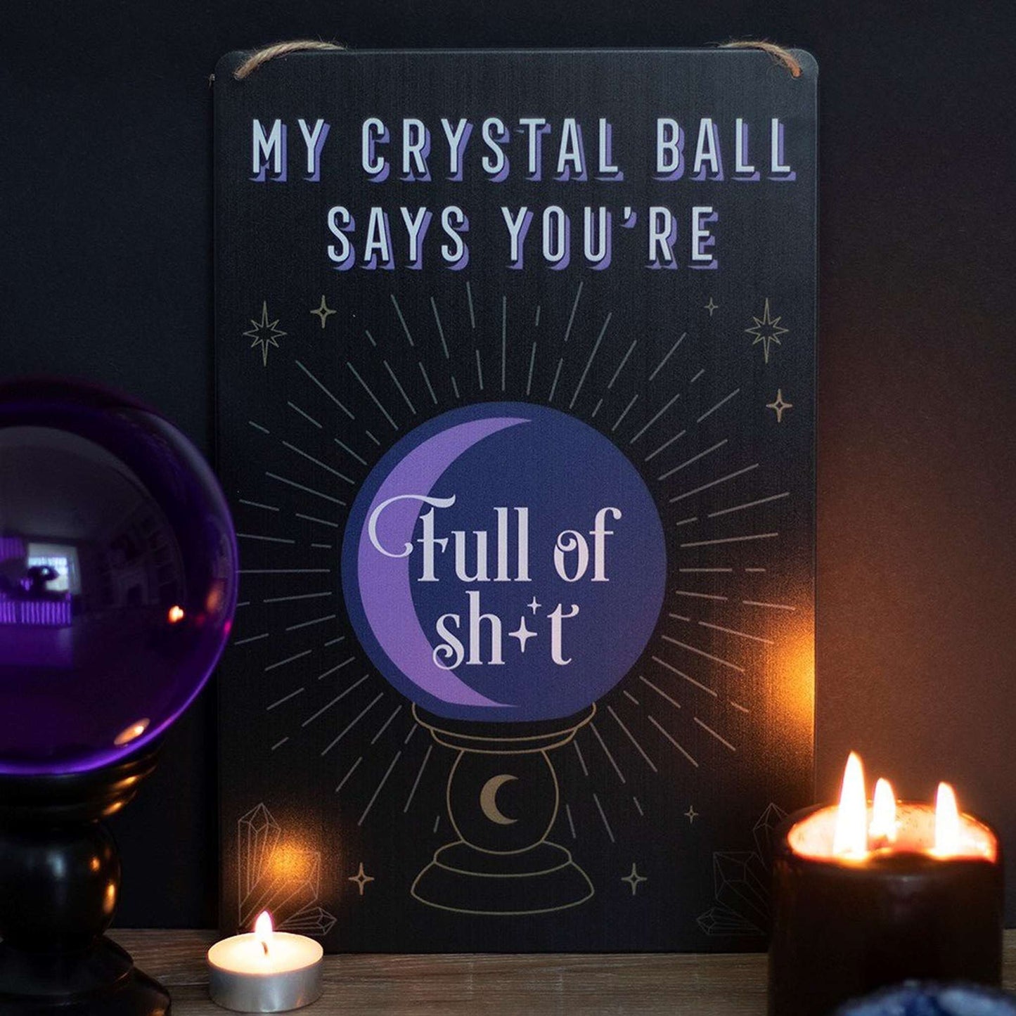 My Crystal Ball Says….Metal Sign - Marshall Melts