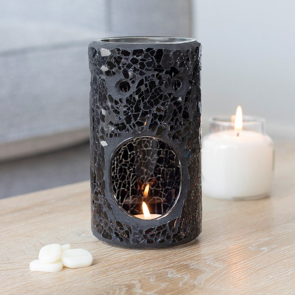 Black Crackle Oil Burner - Marshall Melts