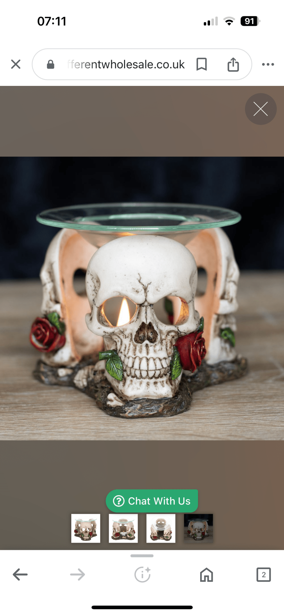 Skull Wax Burner - Marshall Melts