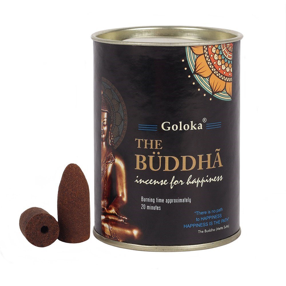 Goloka Buddha Backflow Incense Cones - Marshall Melts