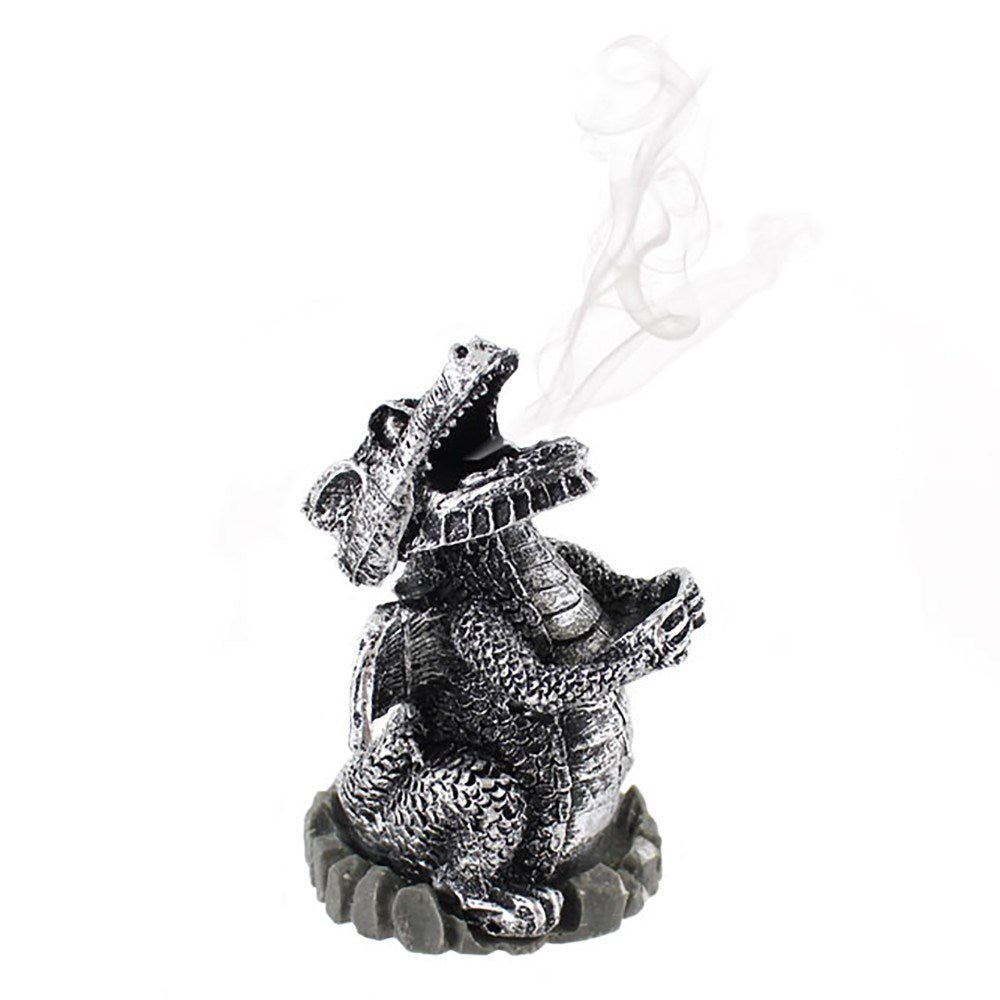 Silver Dragon Incense Cone Holder - Marshall Melts