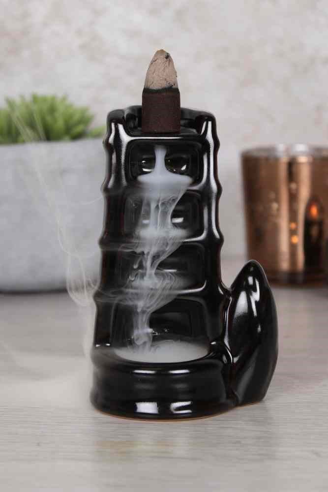 Split Bamboo Fountain backflow incense burner - Marshall Melts